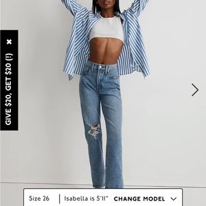 Madewell Perfect Vintage straight jean